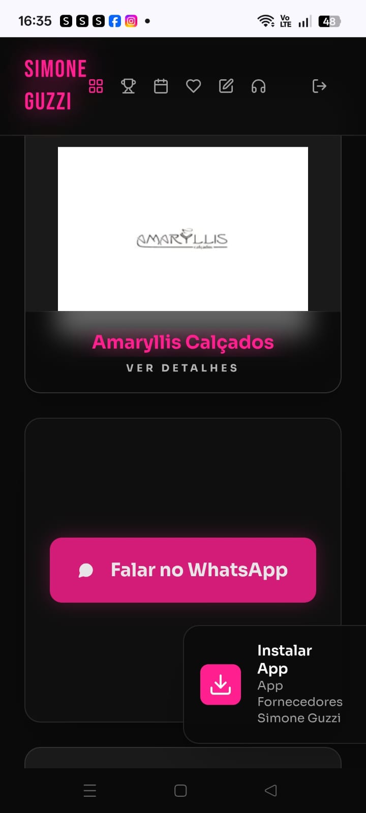 Contato direto no WhatsApp